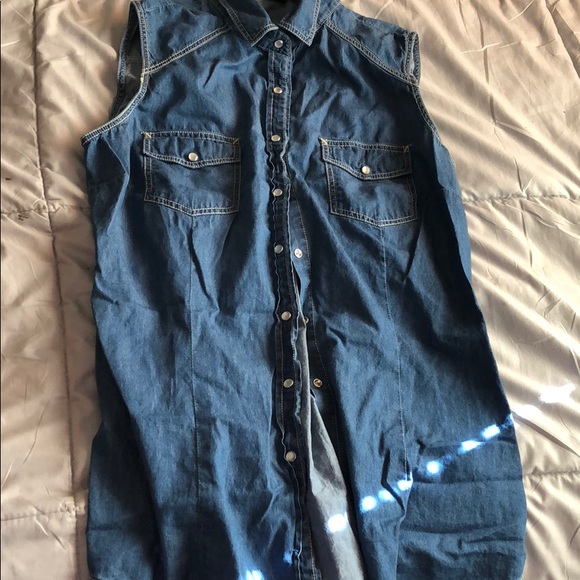 Jean vest top - Picture 3 of 7